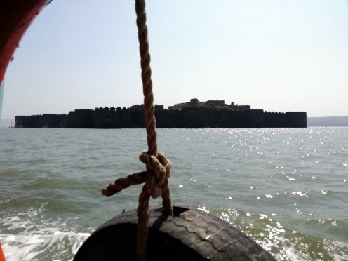 en route to Murud Janjira (view from our ship)